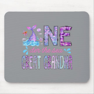 Oneder Unter Dem Meer Urgroßmutter 1. Geburtstag Mousepad