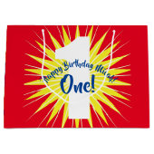 Onedera 1. Geburtstag Party Große Geschenktüte (Vorderseite)