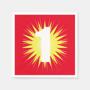 Onedera 1. Geburtstag Party Serviette