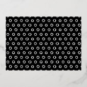 ONEderful 1st Birthday Foto Vielen Dank Folieneinladung (Rückseite)