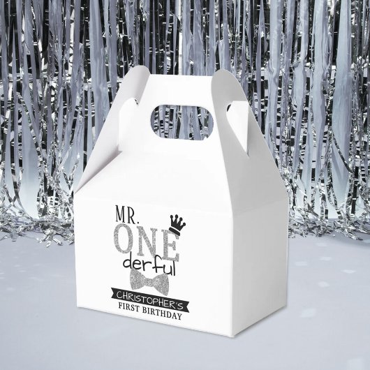 ONEderful 1st Birthday Party Geschenkschachtel