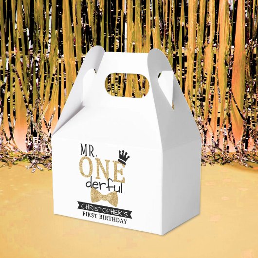 ONEderful 1st Birthday Party Geschenkschachtel