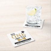 ONEderful 1st Birthday Party Rechteckiger Pappuntersetzer (Vor Ort)