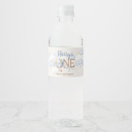 ONEderful 1st Birthday Water Flasche Labels Wasserflaschenetikett