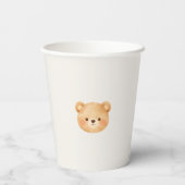 Onederful Bear First Birthday Paper Cups Pappbecher (Rückseite)