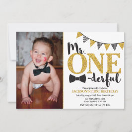 ONEderful Birthday Einladung mit Foto