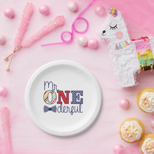 ONEderful Birthday Party - Paper Tellers 7" Pappteller (Party)
