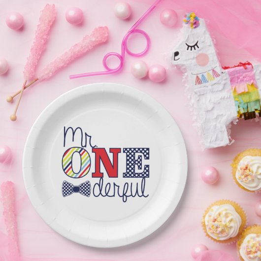 ONEderful Birthday Party - Paper Tellers 9" Pappteller (Party)