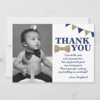 Onederful Blue and Gold Erster Geburtstag Foto