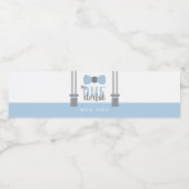 ONEderful Bottle Wrapper with Bow Krawatte Wasserflaschenetikett (Einzelnes Label)