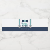 ONEderful Bottle Wrapper with Bow Krawatte Wasserflaschenetikett (Einzelnes Label)