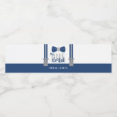 ONEderful Bottle Wrapper with Bow Krawatte Wasserflaschenetikett (Einzelnes Label)