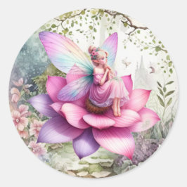 Onederful Fairy Enchanted Forest Birthday Sticker