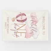 ONEderful First Birthday Party Welcome Sign Banner (Horizontal)