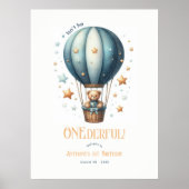 Onederful First Birthday Willkommen Poster (Vorne)