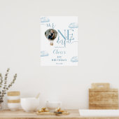 Onederful Foto Balloon 1. Geburtstag Willkommen Poster (Küche)