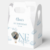 Onederful Foto Balloon Boy 1st Birthday Geschenkschachtel (Geöffnet)