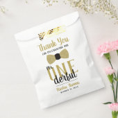 ONEderful Gastgeschenk Bag, Black, Imitats Gold Geschenktütchen (Versiegelt)