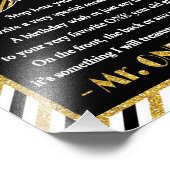 ONEderful Guest Book Sign - 8" x 10" Foto (Ecke)