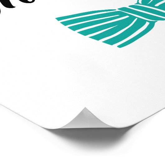 Onederful Party Sign Poster (Ecke)