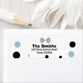 Onederful Rücksendeadressen-Aufklebers Boy Blue (Insitu)