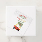 ONEderful Time of the Year Red Car Party Geburtsta Geschenkanhänger (Beispiel)