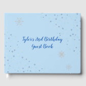 Onederland Boy Birthday Party Guest Book Gästebuch (Vorderseite)