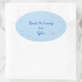 Onederland Boy Party Vielen Dank Sticker (Tasche)