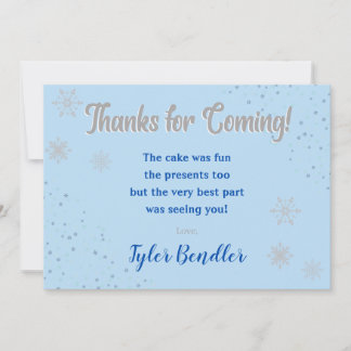 Onederland Boys 1. Geburtstag Dankeschön Karte