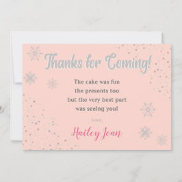 Onederland Girls 1. Geburtstag Dankeschön Karte