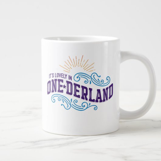 Onederland ist eine schöne Color Jumbo-Tasse (Rechts)