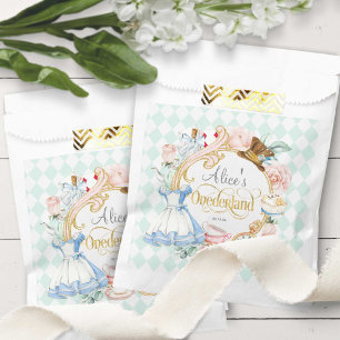 Onederland, Mad hatter teaparty, Geburtstagssnacks Geschenktütchen
