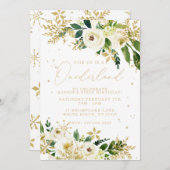 Onederland One First Birthday Einladung (Vorne/Hinten)