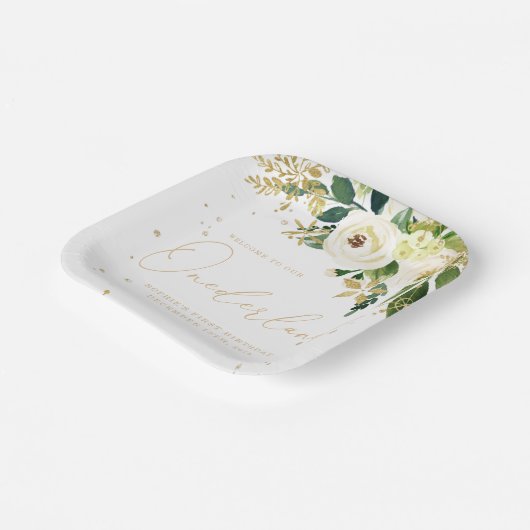 Onederland One First Birthday Pappteller (Gewinkelt)