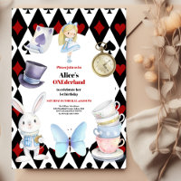 Onederland Tea Alice im Wunderland 1. Geburtstag