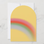 Oneful Air Balloon erster Geburtstag Einladung (Rückseite)