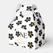 Oneful Floral 1. Geburtstag Party Geschenkschachtel (Rückseite)