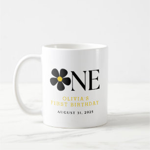Oneful Floral 1. Geburtstag Party Kaffeetasse