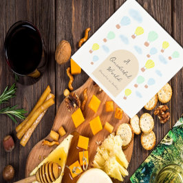 Oneful World Hot Air Ballon 1. Geburtstag Serviette