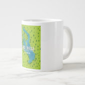 Onega-See, Russland, Reiseplan Jumbo-Tasse (Vorderseite Rechts)