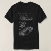 Onehweel Eigentümer Geschenk Retro OneWheel Patent T-Shirt (Design vorne)