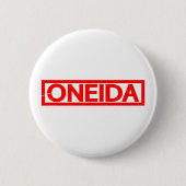 Oneida-Briefmarke Button (Vorderseite)