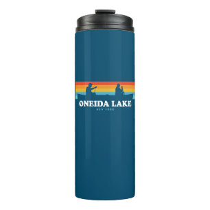 Oneida Lake New York Canoe Thermosbecher