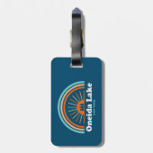 Oneida Lake New York Gepäckanhänger (Rückseite vertikal)