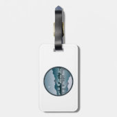 Oneida Lake New York Reflection Gepäckanhänger (Rückseite vertikal)