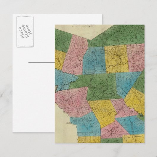 Oneida Landkreis Postkarte (Vorne/Hinten)