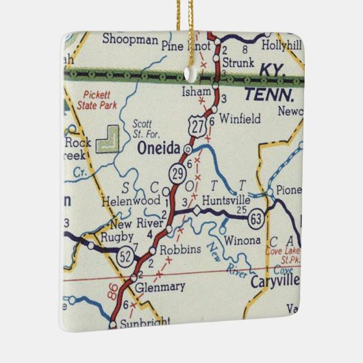 Oneida TN Keramikornament (Rechts)