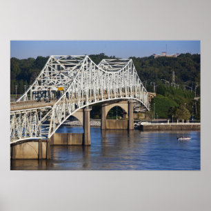 O'Neil Bridge am Tennessee River, Florence, Poster