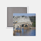 O'Neil Bridge am Tennessee River, Florenz, Magnet (Vorderseite/Rückseite)