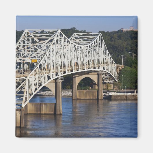 O'Neil Bridge am Tennessee River, Florenz, Magnet (Vorne)